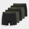 Pier One 5 Pack - Onderbroeken -Black/Khaki -Heren Kledingwinkel 00955010cec94d048deaec05ec199c27