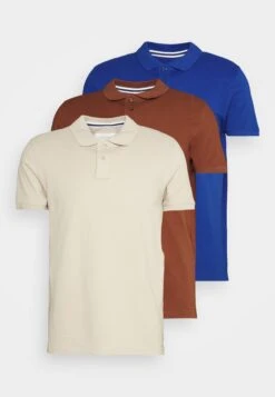 Pier One 3 Pack - Poloshirt - Dark Blue/Brown/Beige 16 Pier One 3 Pack - Poloshirt - Dark Blue/Brown/Beige -Heren Kledingwinkel 038a83fac8454865a35c3aa6f3f46e80