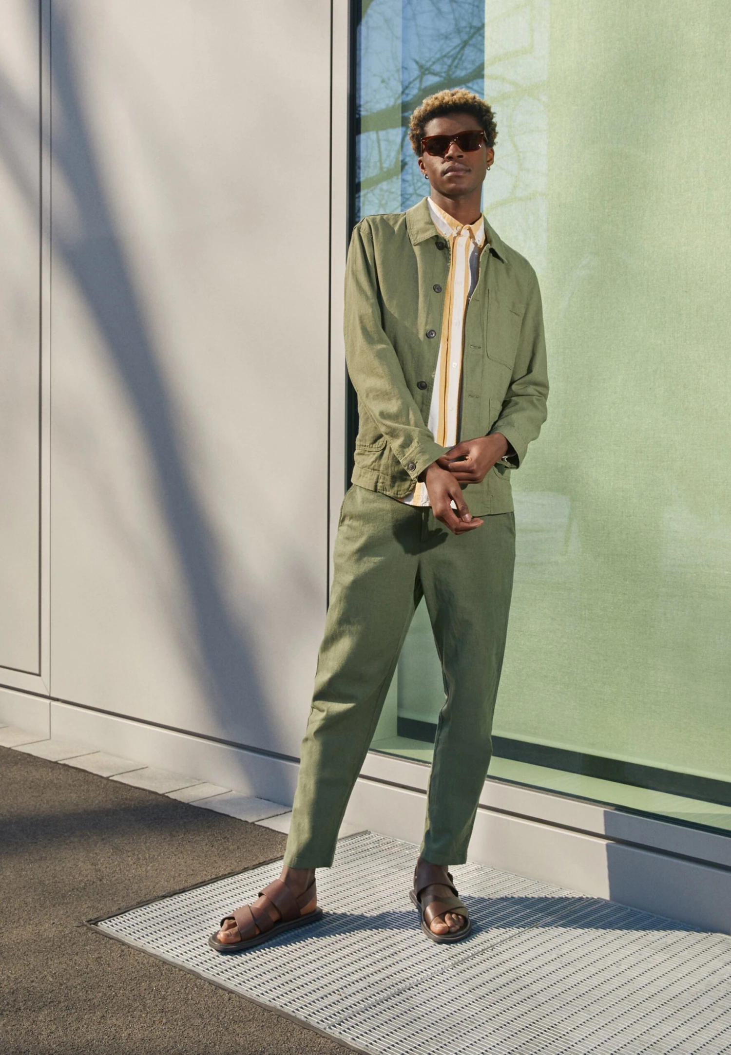 Pier One Unisex - Sandalen - Cognac 5 Pier One Unisex - Sandalen - Cognac - Afbeelding 3