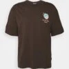 YOURTURN Graphic Tee Unisex - T-Shirt Print - Brown -Heren Kledingwinkel 08d5e85cc49744139e8d68e02a0fcb31