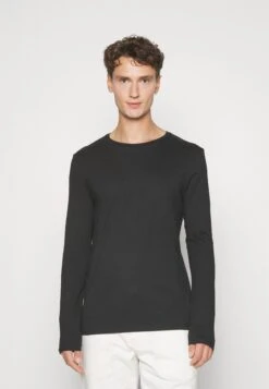 Pier One 2 Pack - Longsleeve - Black/Khaki -Heren Kledingwinkel 09c026c440514eb4ae281df0beca375c