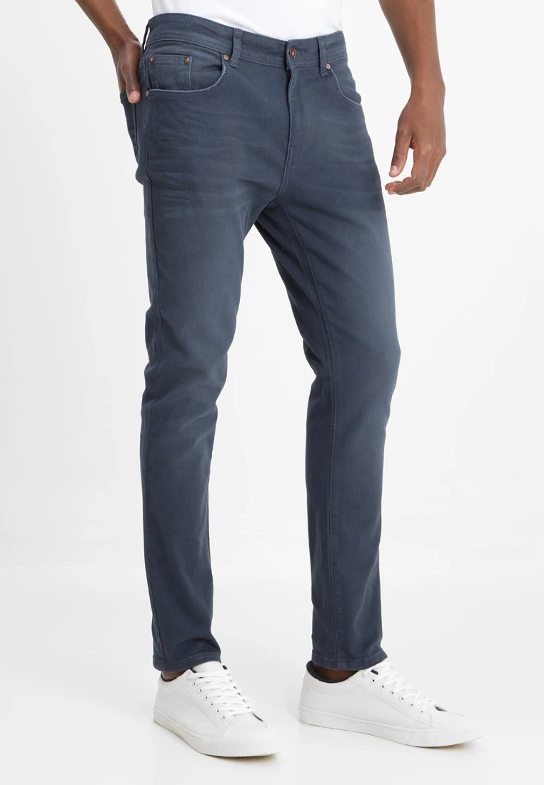 Pier One Coloured Baron - Slim Fit Jeans - Dark Blue 3 Pier One Coloured Baron - Slim Fit Jeans - Dark Blue
