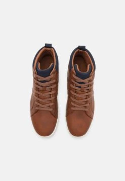 Pier One Sneakers Hoog - Cognac -Heren Kledingwinkel 0aba0c1cbdac41aab583093288086863