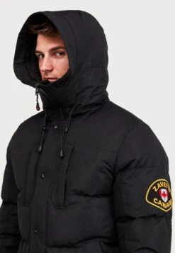 Oshawa Puffer Parka Jacket - Winterjas - Black -Heren Kledingwinkel 0bd4230a569145f092fc1d10a175e9ec