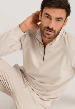 HANRO Natural Living - Sweater - Pumice 11 HANRO Natural Living - Sweater - Pumice -Heren Kledingwinkel 0e64e137434b4d3cb07a5c0bc731e089