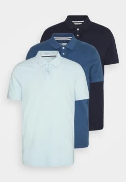 Pier One 3 Pack - Poloshirt - Light Blue/Blue/Dark Blue -Heren Kledingwinkel 0ff6d1a0739145f6be830ca146804cdf