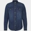 Pier One Denim - Overhemd - Blue Denim 1 Pier One Denim - Overhemd - Blue Denim -Heren Kledingwinkel 14816eb33aa843d586d3ae8070a120b6