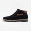 Bugatti Caj - Sportieve Veterschoenen - Dark Blue -Heren Kledingwinkel 16a54f89a5814265a0761329008d8bbb