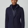 Hackett London Sports W Hooded Bib - Blazer - Navy Blue -Heren Kledingwinkel 266ceb1ec6a24aedbf9962927caf3d57