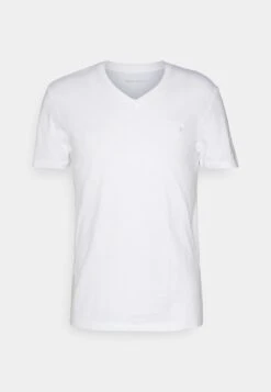 Pier One V Neck Bird Tonal 3 Pack - T-Shirt Basic - Light Brown/White/Dark Blue -Heren Kledingwinkel 28f86b9281a846468836f5c46e5a93ff