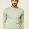 Hackett London Crew - Trui - Dusty Green -Heren Kledingwinkel 2add61f164834f968a12eb496784fa06