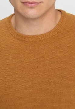 Pier One Trui - Mottled Dark Yellow -Heren Kledingwinkel 2c5e1df709a94116995dba8bbf354f32