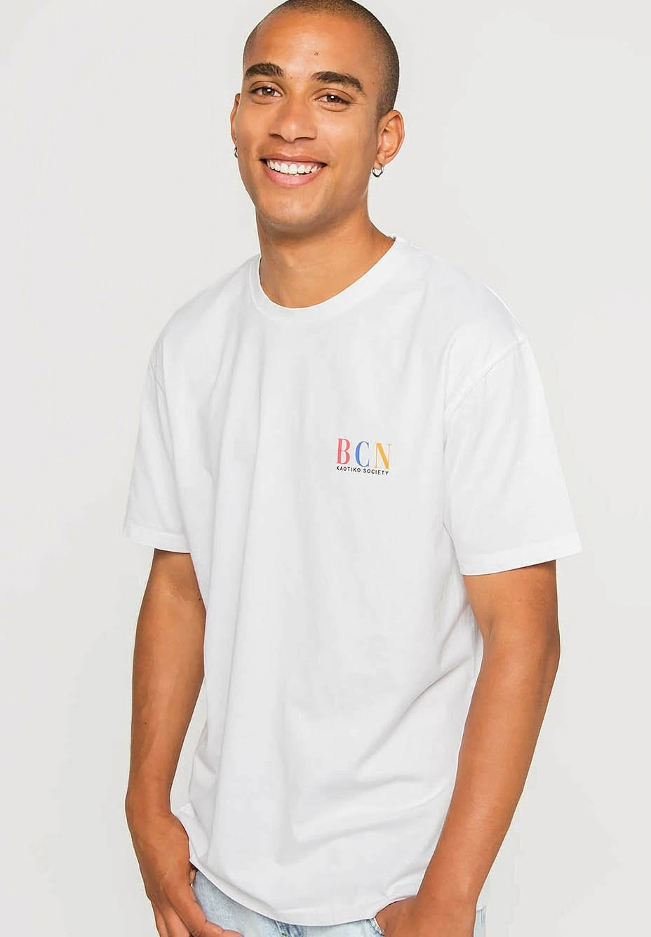 Kaotiko Barcelone - T-Shirt Print - Weiß 3 Kaotiko Barcelone - T-Shirt Print - Weiß