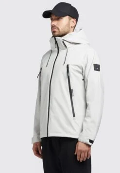 Khujo Adam - Regenjas - Hellgrau -Heren Kledingwinkel 36825a6253be408b98cf45ceabbf79ca