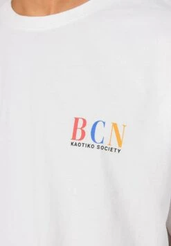Kaotiko Barcelone - T-Shirt Print - Weiß 7 Kaotiko Barcelone - T-Shirt Print - Weiß -Heren Kledingwinkel 3b6961c14e294803b333722f47700b08