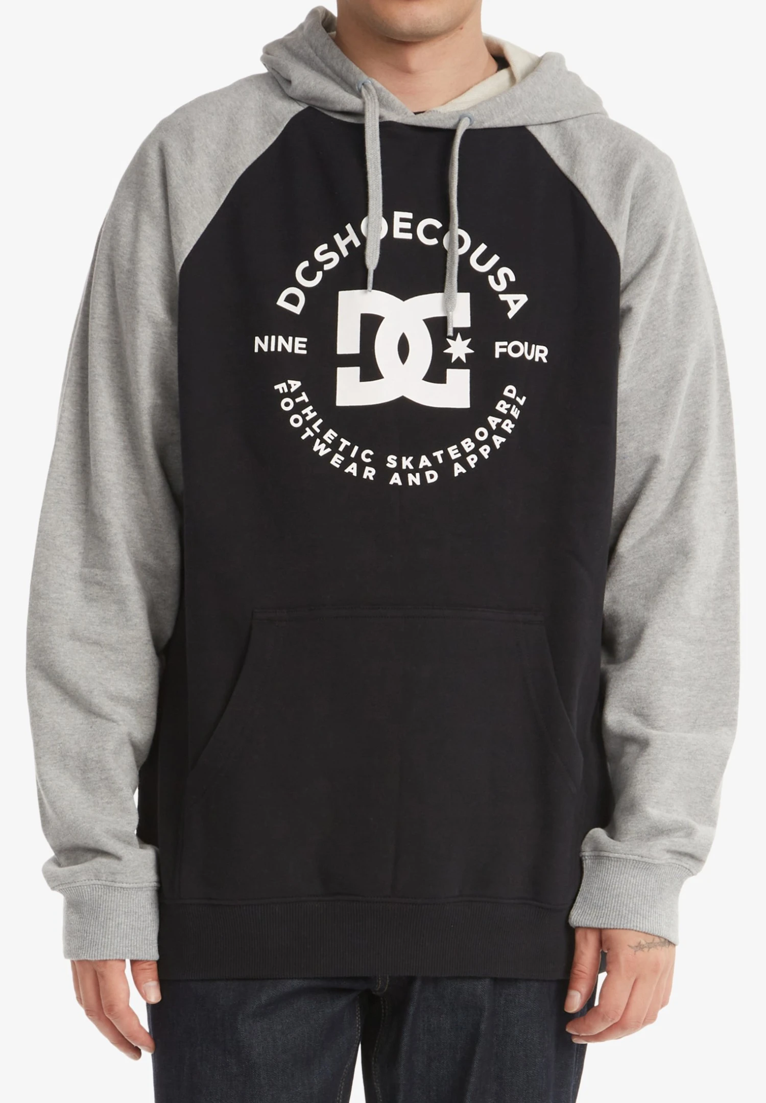DC SHOES Star Pilot - Hoodie - Black/Grey Heather 3 DC SHOES Star Pilot - Hoodie - Black/Grey Heather