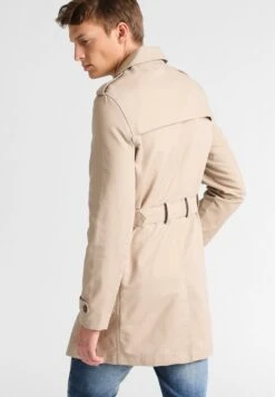Pier One Trenchcoat - Beige -Heren Kledingwinkel 4a5830ef459e4879bff3be04ddad0197