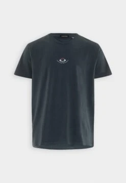 Kaotiko Washed Free Your Mind Unisex - T-Shirt Print - Navy -Heren Kledingwinkel 58d7d366f6484c3fbd91d3d5983695ba