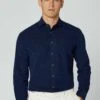 Hackett London Smart Baby - Overhemd - Navy -Heren Kledingwinkel 5a685a69e9c14c47a4ef8ef92af49281