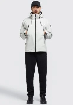 Khujo Adam - Regenjas - Hellgrau -Heren Kledingwinkel 5bdac6b28a8b45baab1bf61cb6e79322