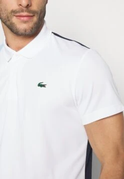 Lacoste Sport Tennis - Poloshirt - White/Navy Blue-Overview -Heren Kledingwinkel 5cfdf8677f184fc79e8c66f2806167d5