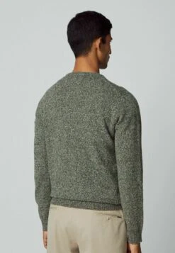 Hackett London Lw Mouline Crew - Trui - Green Taupe -Heren Kledingwinkel 5d8c3f00f47c4525bb0445b76922e32d