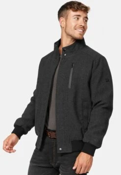 Indicode Jeans Bob - Jas - Mini Herringbone Black -Heren Kledingwinkel 5e17a560df92453b895c0c6d385f3b70