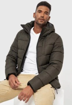 Indicode Jeans Hebert - Winterjas - Army -Heren Kledingwinkel 621c9d8ddc224f9a9257aca750f386b5