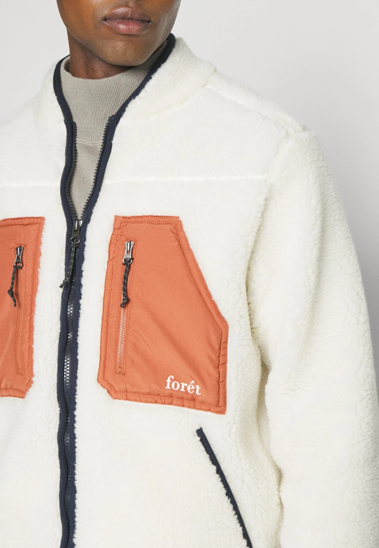 Foret Aurora Jacket - Winterjas - Cloud/Brick 8 Foret Aurora Jacket - Winterjas - Cloud/Brick - Afbeelding 6