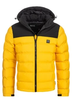 Indicode Jeans Stepp Eberhardy - Winterjas - Lemon Pie -Heren Kledingwinkel 682612ac59e644b09fd16cacbbac91bb