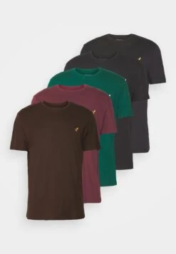 Pier One 5 Pack - T-Shirt Basic - Bordeaux/Dark Green/Dark Blue 19 Pier One 5 Pack - T-Shirt Basic - Bordeaux/Dark Green/Dark Blue -Heren Kledingwinkel 695ee0a9459c4064b966a3f795bf7133