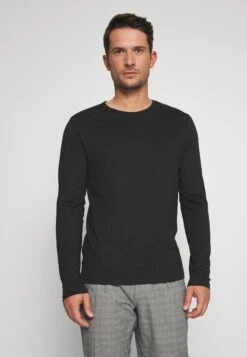 Pier One 2 Pack - Longsleeve - White/Black -Heren Kledingwinkel 77d1f130bf974783921531825fa29315