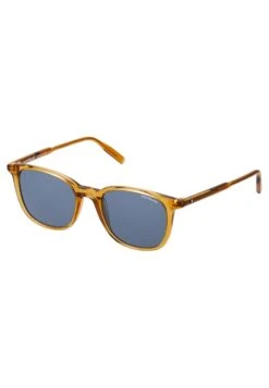Mont Blanc Snowcap Round Acetate Sunglasses - Zonnebril - Yellow/Blue -Heren Kledingwinkel 815c5f5ac7244e52b64b97447e2bcf37