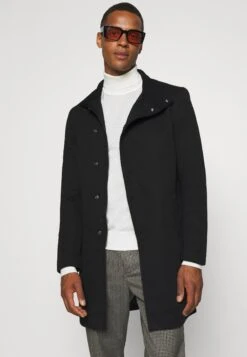 Only & Sons Onsoscar King Coat- Mantel - Black -Heren Kledingwinkel 82c547565e6d469083617340be5e46a6