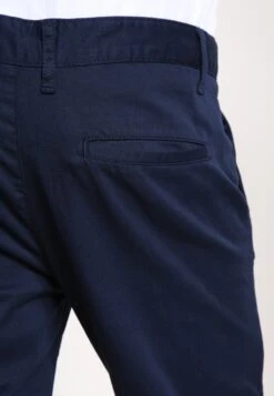 Pier One Chino - Dark Blue -Heren Kledingwinkel 87f77f60c54e446dbcde35fa0b5a2ae9