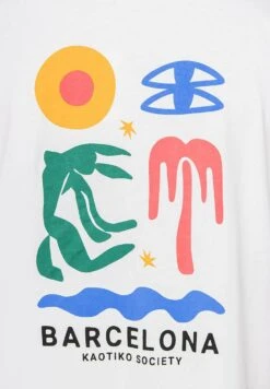 Kaotiko Barcelone - T-Shirt Print - Weiß 9 Kaotiko Barcelone - T-Shirt Print - Weiß -Heren Kledingwinkel 929f1f67e081449da39410d5b0e87a5e