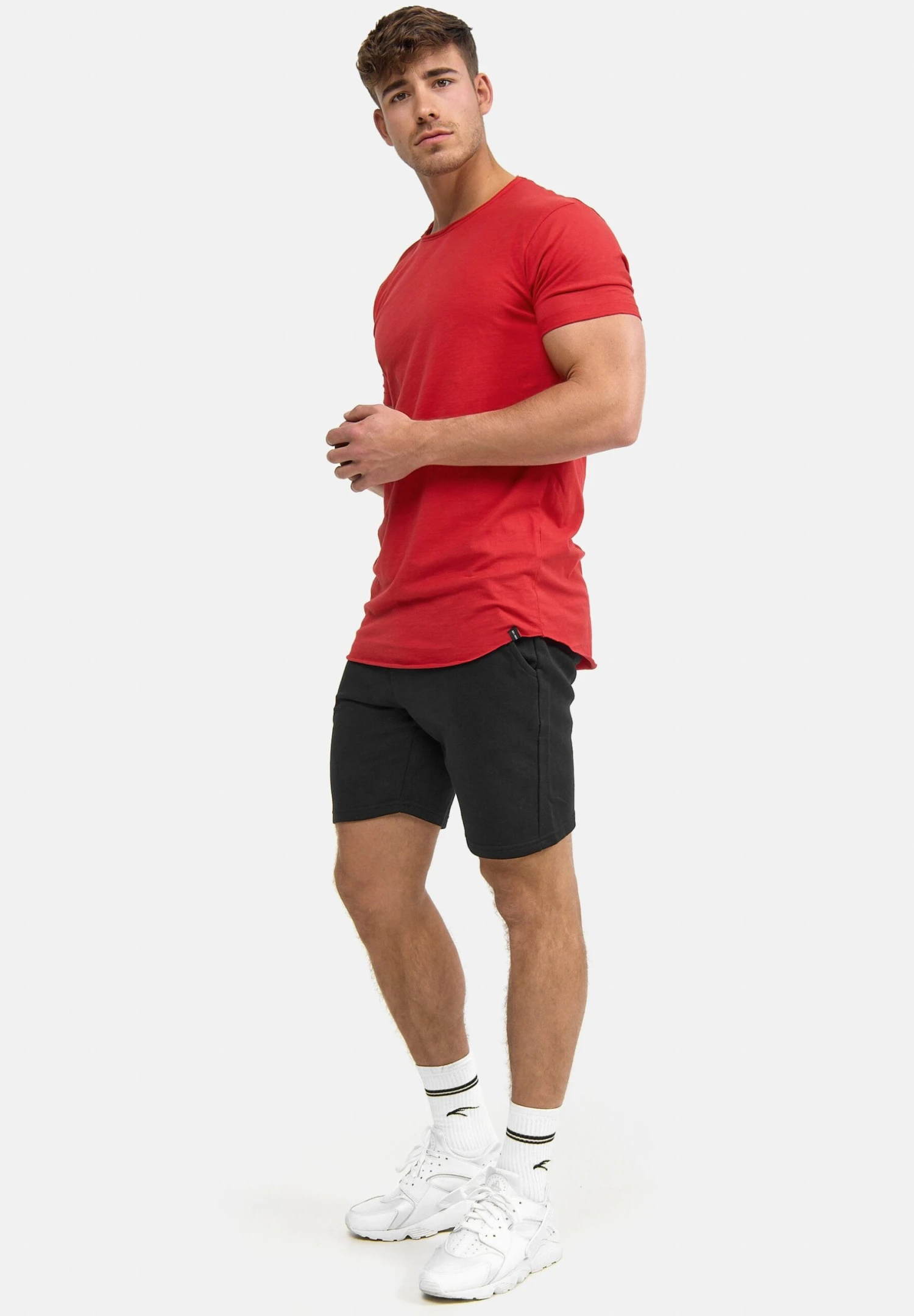 Indicode Jeans Wilbur - T-Shirt Print - Rot 4 Indicode Jeans Wilbur - T-Shirt Print - Rot - Afbeelding 2