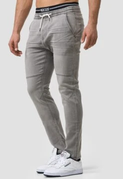 Indicode Jeans Fabrizio - Slim Fit Jeans - Vintage Grey -Heren Kledingwinkel a1c4a5ec1de4486ca9f9c05a4920e207