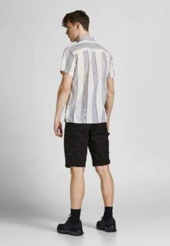 Jack & Jones Unifarbene Dex Mit Cargotaschen - Shorts - Schwarz -Heren Kledingwinkel a5054eba47b14da49563bf941fb04158