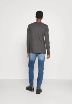 Pier One 2 Pack - Longsleeve - Dark Grey/Black -Heren Kledingwinkel a601e52fa7974b079f93b858d4b782ec