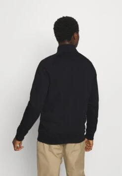 Farah Jim 1/4 Zip - Sweater - Black -Heren Kledingwinkel bd374d525def490fb5971ab1ed6d9da2