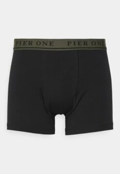 Pier One 5 Pack - Onderbroeken -Black/Khaki -Heren Kledingwinkel c508122088104e9f8a12580b12718802