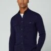 Hackett London Chest Pocket Fb - Vest - Navy -Heren Kledingwinkel c62acfbb39ac46e9bcfdf7520800ff15
