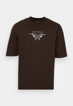 YOURTURN Unisex - T-Shirt Print -Dark Brown -Heren Kledingwinkel ca18b6151bd04a5da1b9ef06da836250
