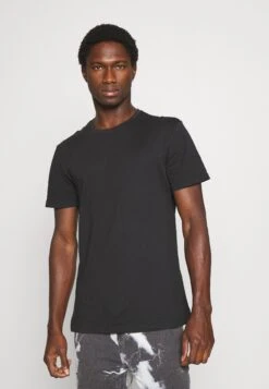 Pier One 3 Pack - T-Shirt Basic - Black/Mottled Dark Grey/Bordeaux -Heren Kledingwinkel d09d40cb336d40a1a4f7d8ffcc823842