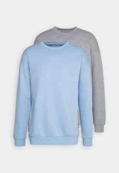 YOURTURN Unisex 2 Pack - Sweater - Light Blue/Mottled Grey -Heren Kledingwinkel d5605caa08164fc8800d1ae1108c4f57
