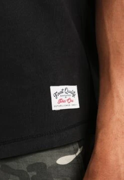 Pier One Garment Tee - T-Shirt Basic - Black -Heren Kledingwinkel d7d65e25c1034ac4a390973ab6342d9a