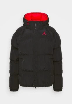 Jordan Puffer Jacket - Winterjas - Black/Fire Red -Heren Kledingwinkel daa114c2f4ee4036a700313743242065
