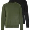 Pier One 2 Pack - Sweater - Khaki/Black -Heren Kledingwinkel de12feccbd1e47b3bbcb87b59c3bd67a