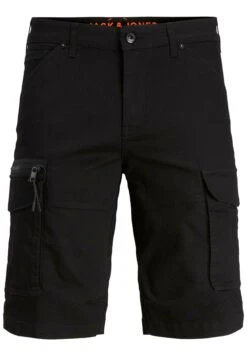 Jack & Jones Unifarbene Dex Mit Cargotaschen - Shorts - Schwarz -Heren Kledingwinkel e03f31d3f3b646ae9e97f5ef3238d8cb